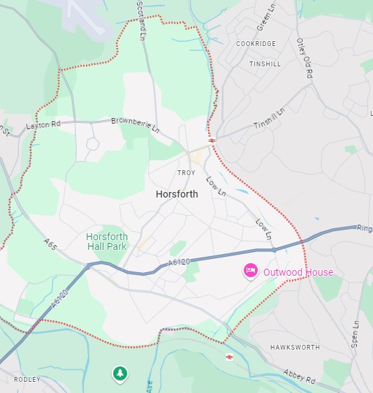 Map Of Horsforth